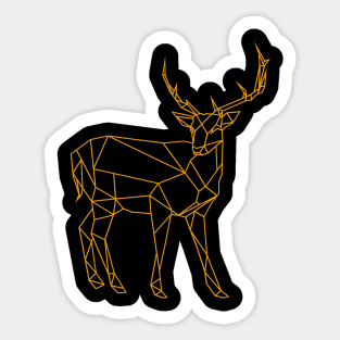 Deer Hunter Vector Artwork Sticker